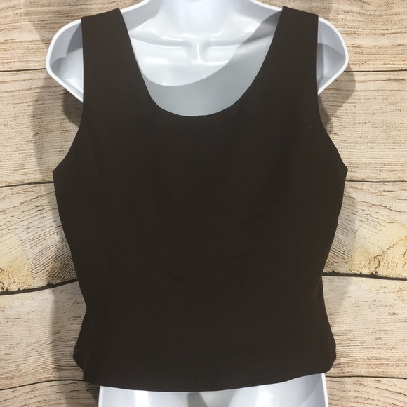 Kasper ASL leopard top size 12 brown stylish 559 - Picture 5 of 7